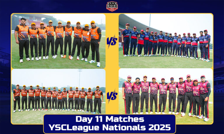 YSCLeague Nationals 2025 – Day 11: Dubai Legends Dominate, Dev Achal Singh Stars Again for Bihar